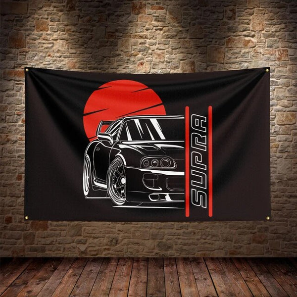 JDM Car Flag Polyester Printed Car Flags – RodSpeed Imports