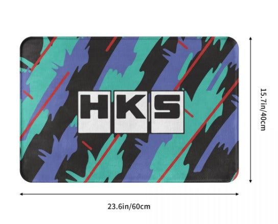 HKS R32 GT-R Retro Pattern Doormat