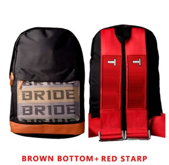 JDM  BACKPACK RED RACING HARNESS STRAPS